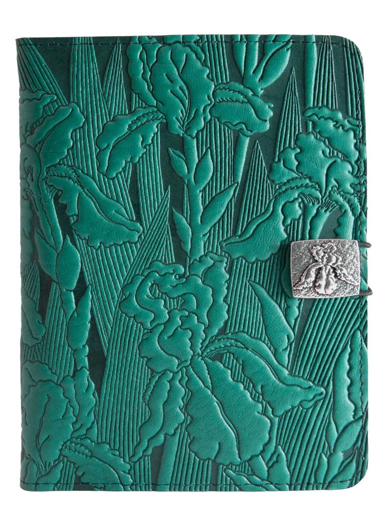 Genuine leather cover, case for Kindle e-Readers, Iris, Teal