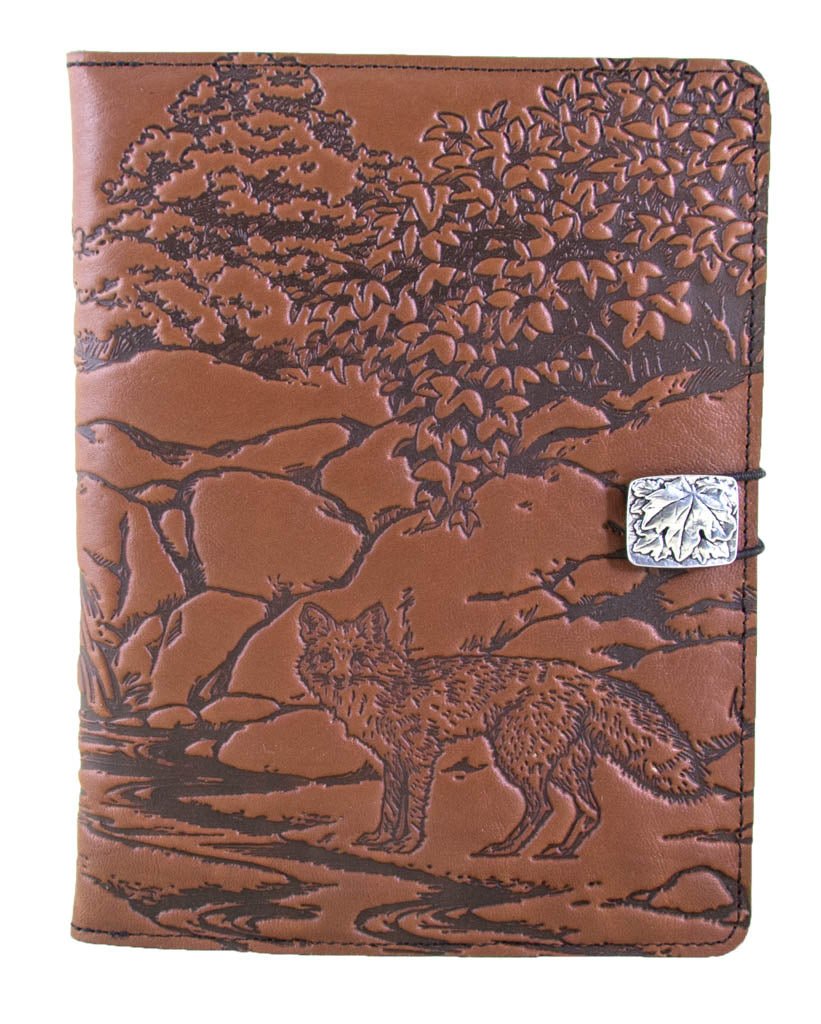 Genuine leather cover, case for Kindle e-Readers, Mr. Fox, Saddle