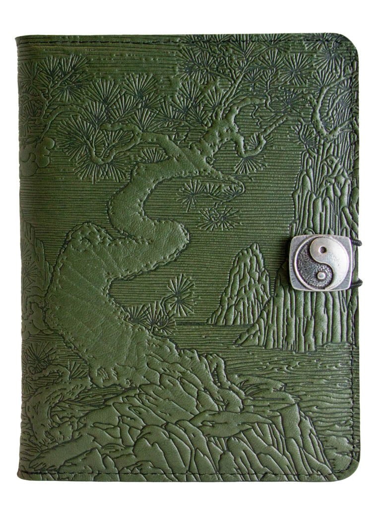 Genuine leather cover, case for Kindle e-Readers, River Garden , Fern