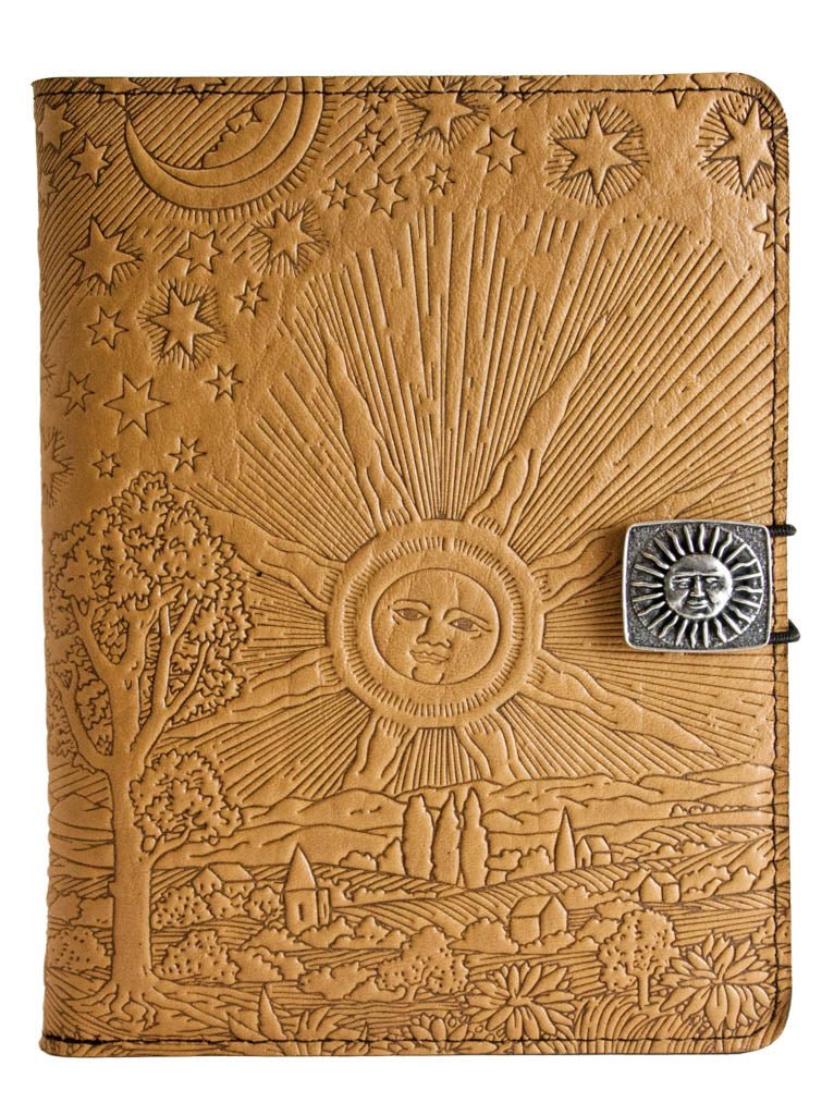 Genuine leather cover, case for Kindle e-Readers, Roof of Heaven , Marigold
