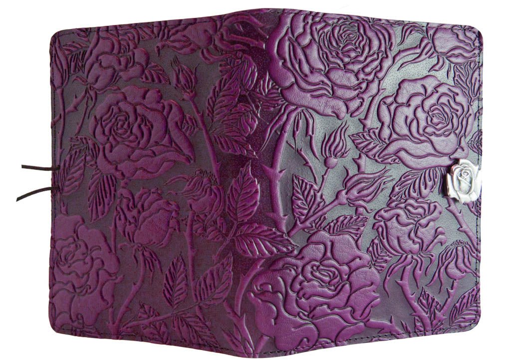 Genuine leather cover, case for Kindle e-Readers, Wild Rose, Orchid
