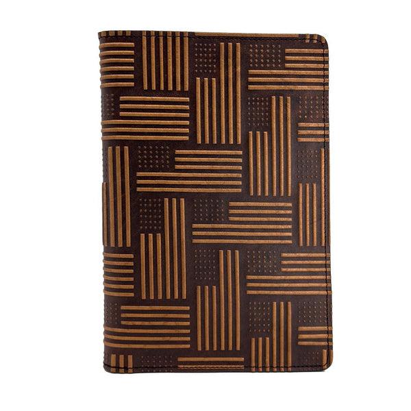Oberon design refillable leather pocket notebook cover eagle