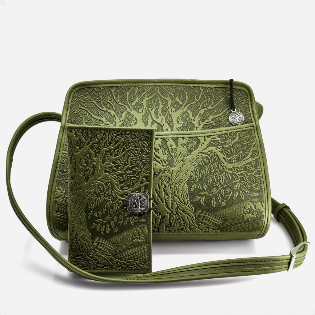 Tree of Life Retro Crossbody Bag &amp; Women&#39;s Wallet Bundle