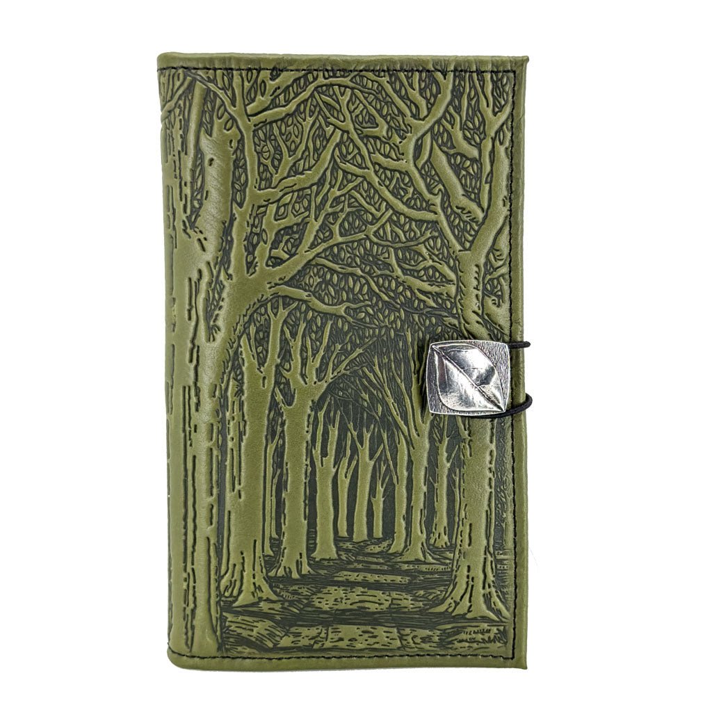 Oberon Design Premium Leather Women&#39;s Wallet, Avenue of Trees