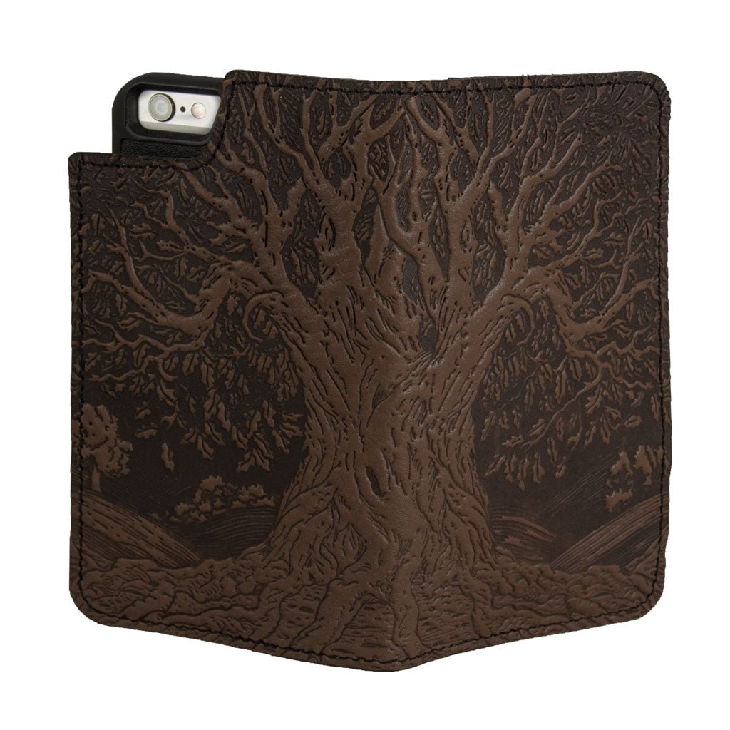 Oberon Design Women's Tree of Life Leather Wallet