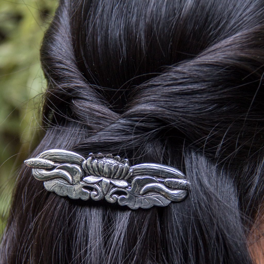 Oberon Design Hair Clip, Barrette, Hair Accessory, Large Celtic, 80mm