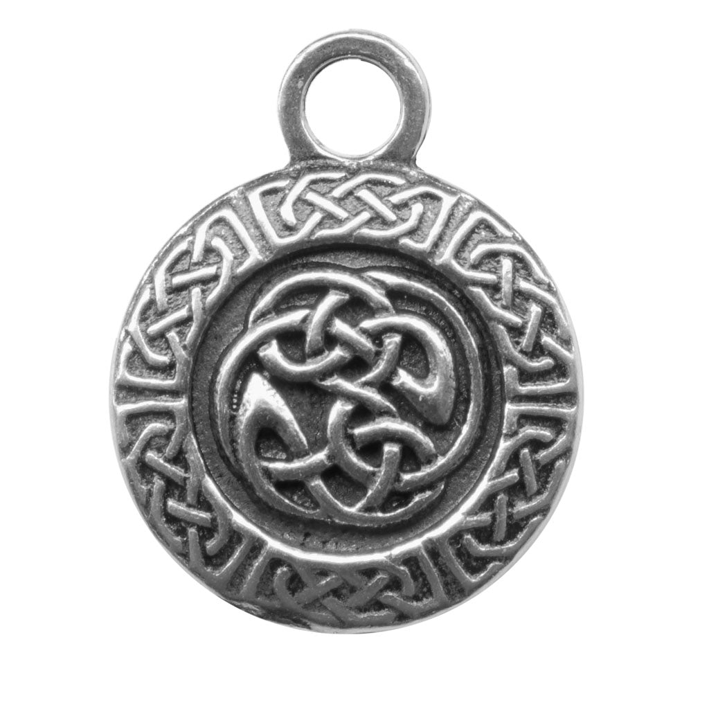 Oberon Design Britannia Metal Jewelry Charm, Celtic Circle