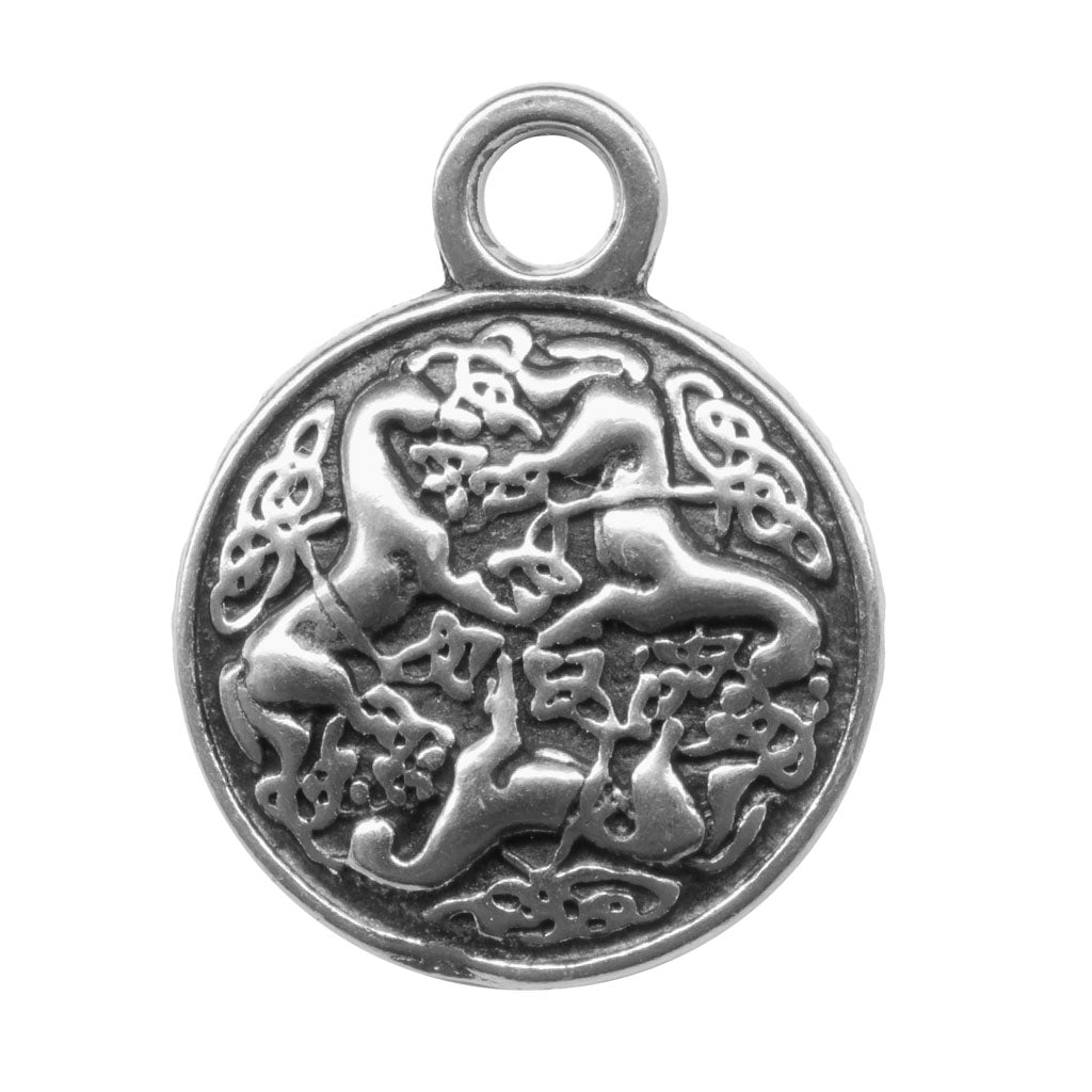 Oberon Design Britannia Metal Jewelry Charm, Celtic Horse