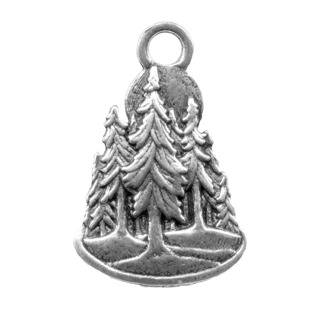 Oberon Design Britannia Metal Jewelry Charm, Forest