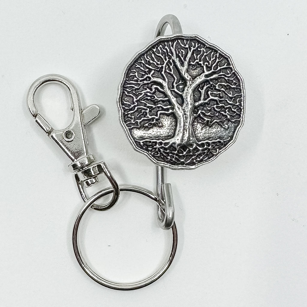 Key Ring Purse Hook, Tree of Life