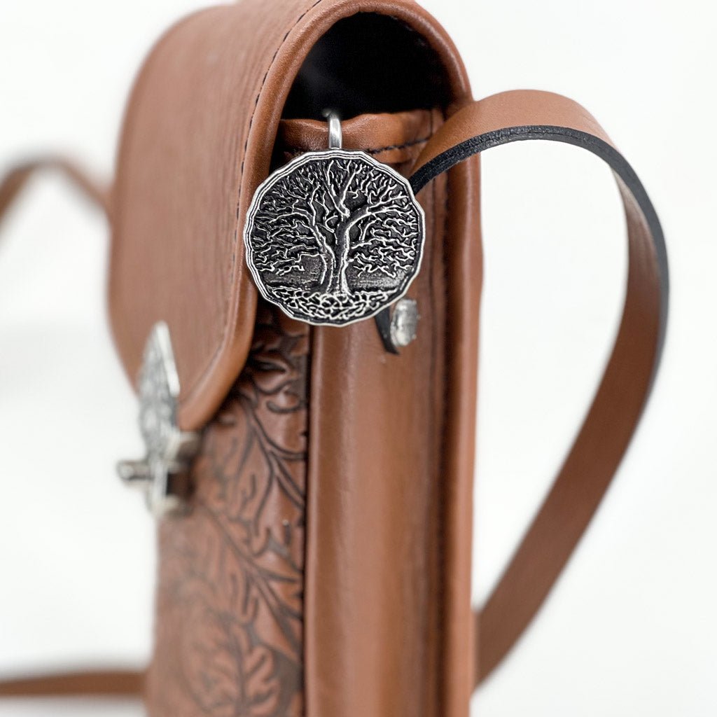 Oberon Design Hand Crafted Key Ring Purse Hook, Tree of Life