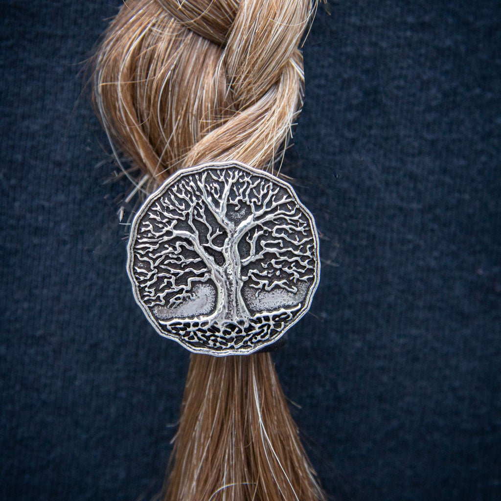 Oberon Design Tree of Life Jewelry Set, Ponytail Holder