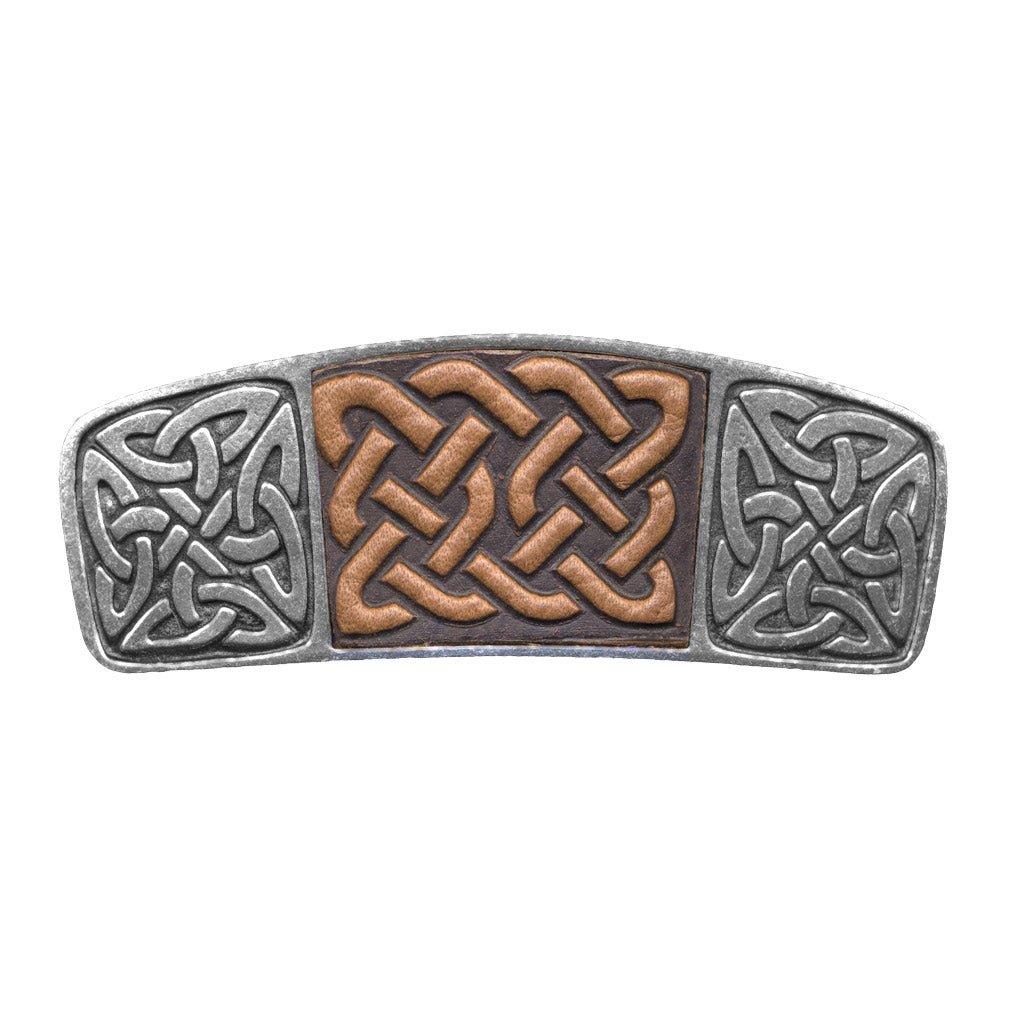 Oberon Design Hair Clip, Barrette, Hair Accessory, Celtic Knot, 80mm