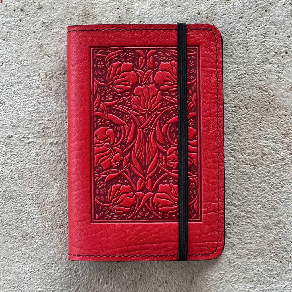 Pocket Notebook Cover, William Morris Tulips