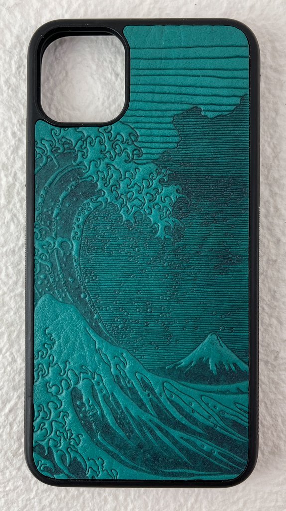 SECOND | iPhone 11 Pro MAX Case | Hokusai Wave in Teal-3 of these