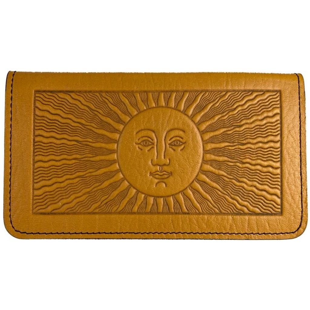 Checkbook Cover Sun, Marigold