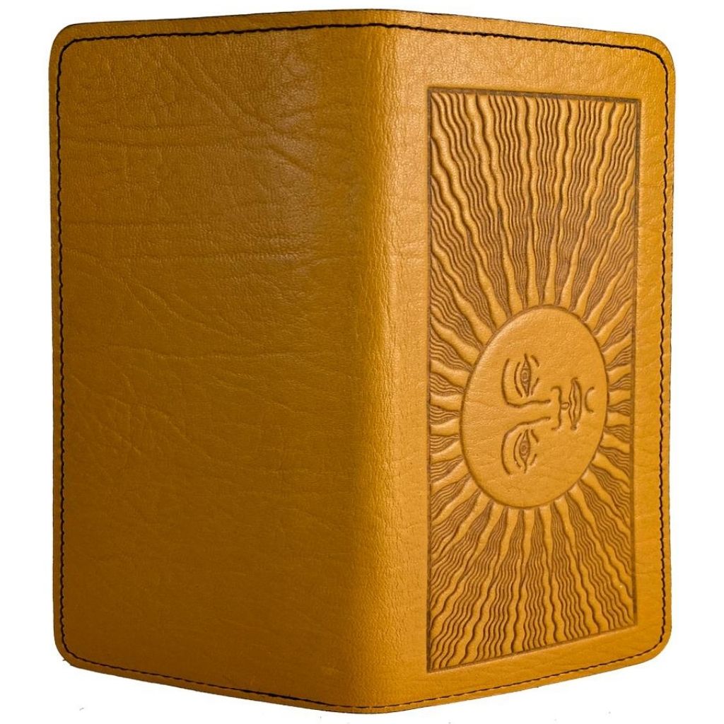  Checkbook Cover Sun, Marigold - Open