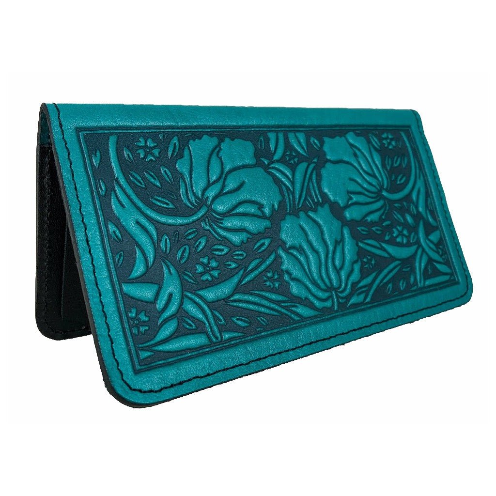 Checkbook Cover, William Morris Tulips